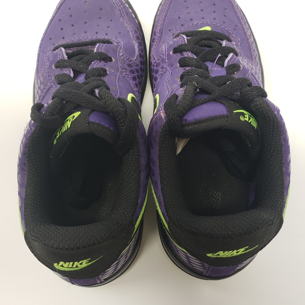 Nike Air Force 1 Court Purple Volt Sneakers 13 - Picture 9 of 10